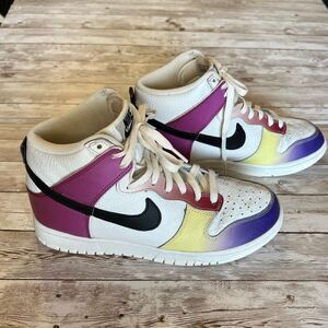 NIKE Dunk High Women’s 9 Summit White Black Red FD0802-100 Shoes Trainers